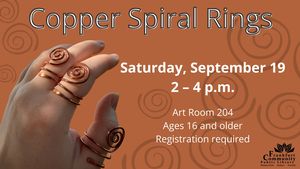 Copper Spiral Rings